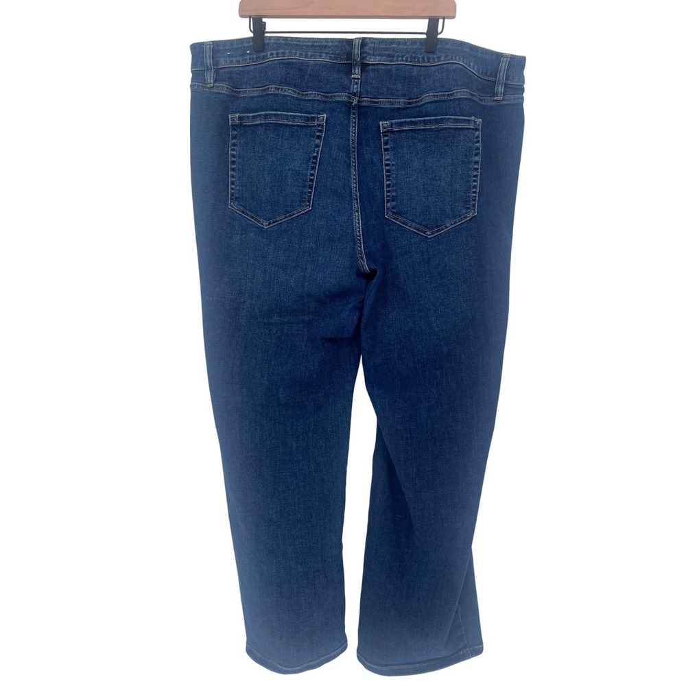 Lane Bryant‎ Straight Leg Jeans Womens 24 Blue Flex Magic Waistband Relaxed Fit - Picture 3 of 10